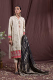 Sapphire - 2 Piece - Embroidered Raw Silk Suit Beige