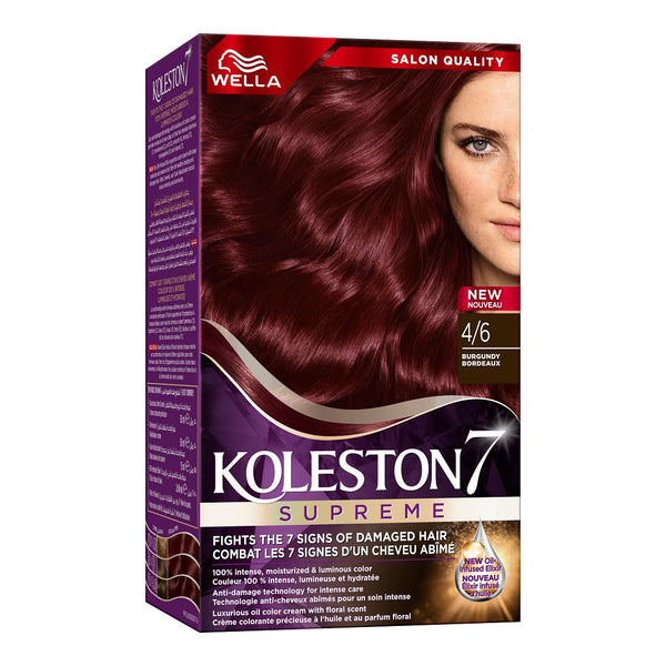 Wella- Koleston Kit 4 6 Burgundy Menap