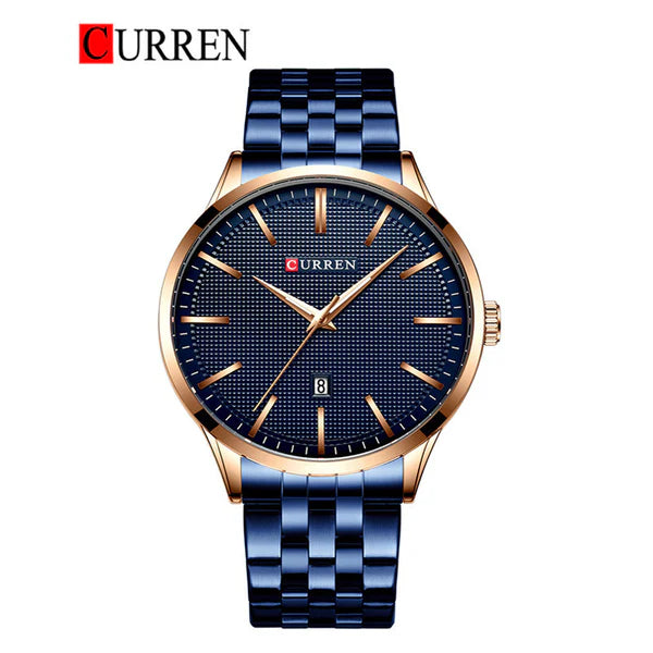 CURREN -  Original Brand Stainless Steel Band Wrist Watch For Men-8364-01