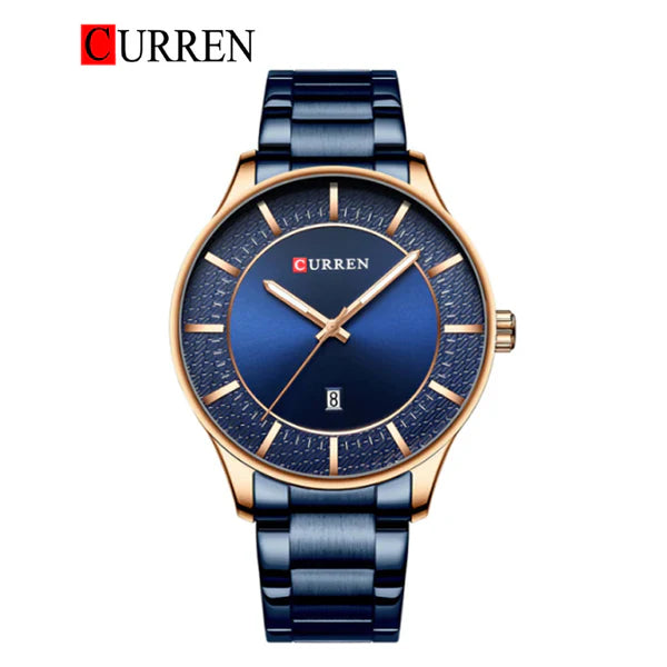 CURREN -  Original Brand Stainless Steel Band Wrist Watch For Men-8347-01