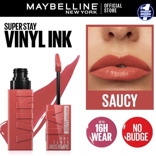 Maybelline New York - Super Stay®Vinyl Ink Longwear Liquid Lipcolor - Saucy