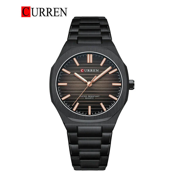 CURREN -  Original Brand Stainless Steel Band Wrist Watch For Men-8456-02