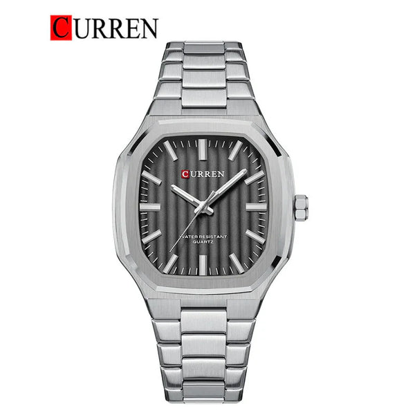 CURREN -  Original Brand Stainless Steel Band Wrist Watch For Men-8458-03