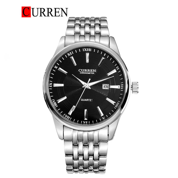 CURREN -  Original Brand Stainless Steel Band Wrist Watch For Men-8052-03