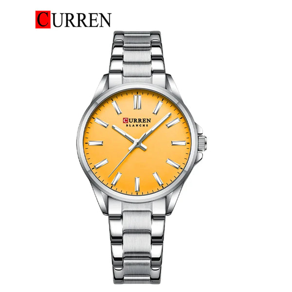 CURREN -  Original Brand Stainless Steel Wrist Watch For Woman-9090-03