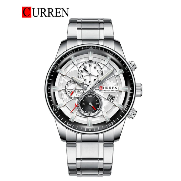 CURREN -  Original Brand Stainless Steel Band Wrist Watch For Men-8362-05