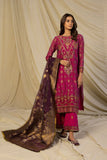 Sapphire- 3 Piece - Embroidered Jacquard Suit