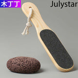 Colourme - Julystar Wooden Foot Scrubber 2 Sided - Foot Callus Remover for Women and Men