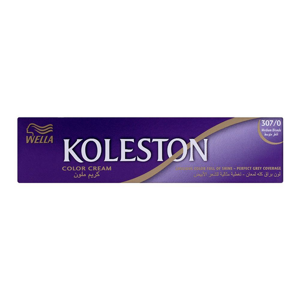 Wella- Koleston Intense Hair Color Cream Medium Blonde 307/0 by Brands Unlimited PVT priced at #price# | Bagallery Deals