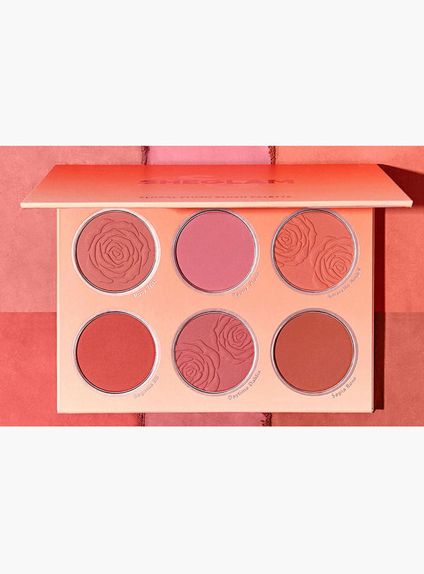 SHEGLAM - Floral Flush Blush Palette- Multi