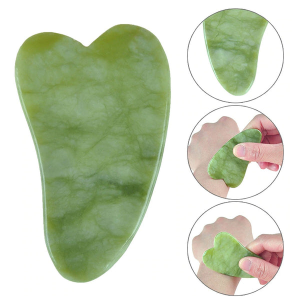 Natural Jade Stone Gua Sha - FOC