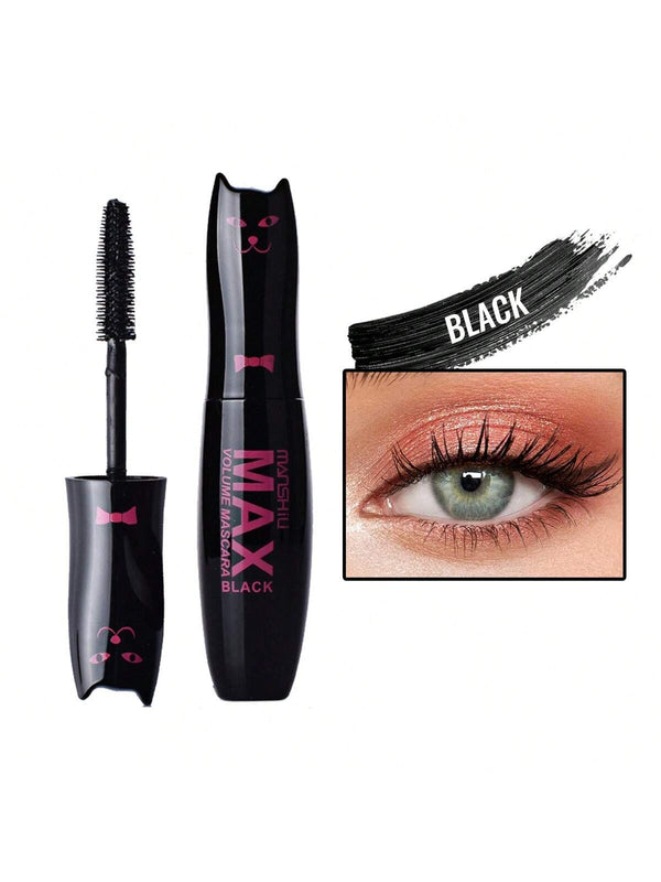 Shein - Cute Cat Head Shaped Mascara Curling & Long Lasting 10G