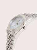 Shein - 1Pc Ladies' Classic Quartz Wristwatch Suitable For Daily Wear And Gift Giving