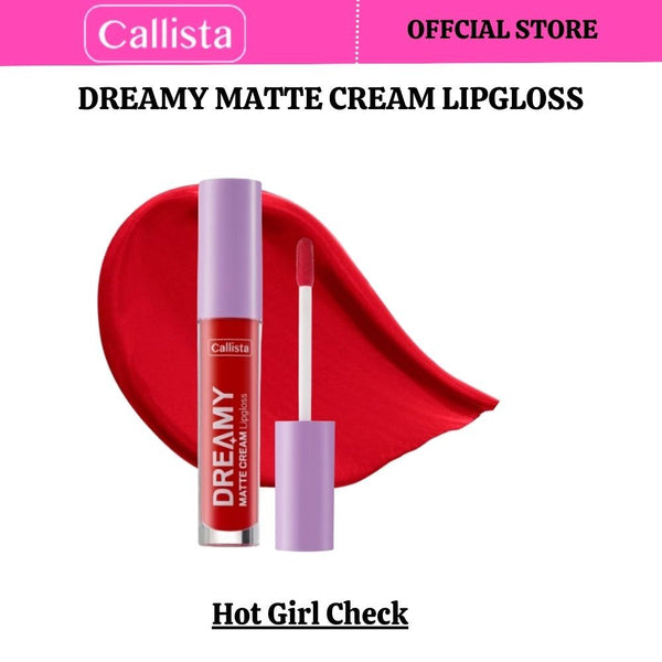 Callista Dreamy Matte Cream Lip Gloss - 204 Hot Girl Check