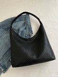 Shein - 2024 Fashion Solid Color Popular Commuting Tote Bag