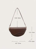 Shein - Women's Vintage Shoulder Bag Shaped Bag