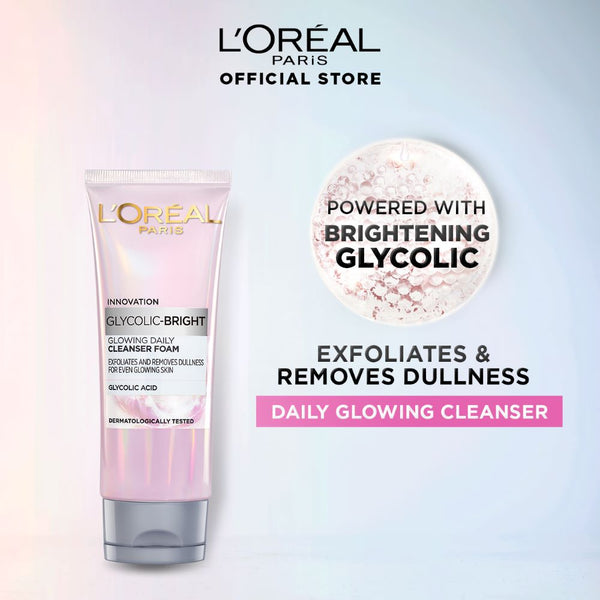 L'Oreal Paris - Glycolic Bright Glowing Daily Face Wash 100ml