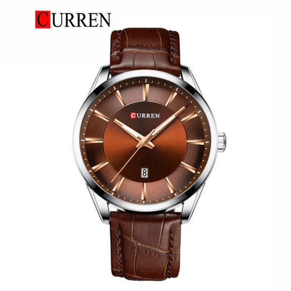 CURREN -  Original Brand Leather Straps Wrist Watch For Men-8365-03