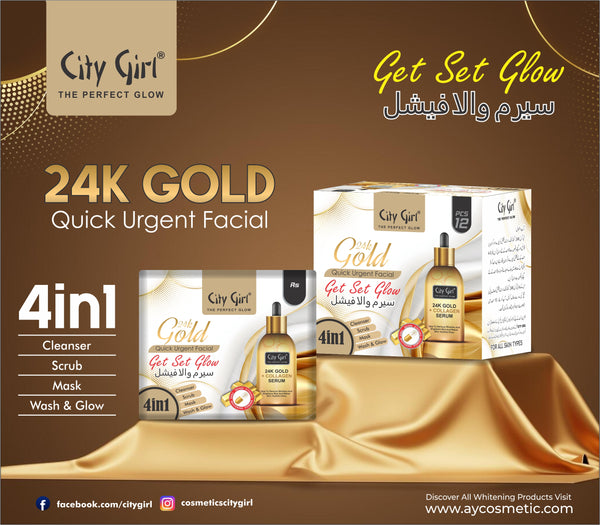 City Girl - 24K Gold Urgent Facial Sachet