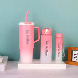 Home.Co - 3Pcs Tumbler + Bottles Set - Random Color