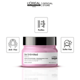 L'Oreal Professionnel - Serie Expert Liss Unlimited Mask 250 ML - For Frizzy & Unruly Hai