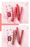 Dragon Ranee - 3Pcs Strawberry Matte Liquid Lipstick Set A