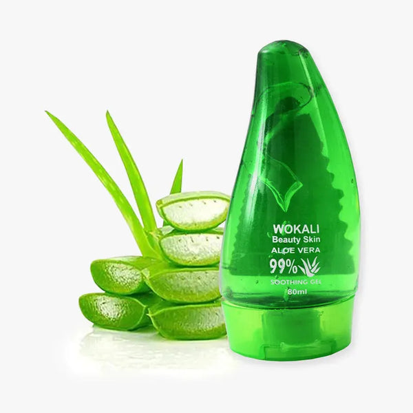 Wokali Aloe Vera Moisturizing 99.9% Soothing Gel (80 To 260) Ml