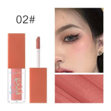 Dragon Ranee - 4Pcs Fruit Juice Natural Shiny Liquid Blushes Set