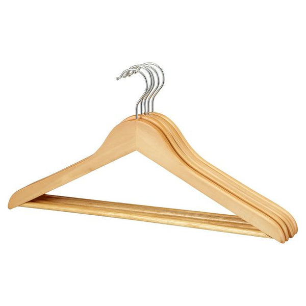 Home.Co- Pack Of 6 Wooden Hangers