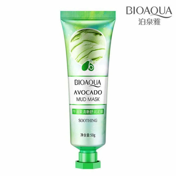 Bioaqua - Avocado Mud Mask Deep Cleansing Mud Mask For Women And For Girls 50g