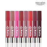 Miss Rose - 1 Pc Professional Matte Long Lasting Waterproof Lipstick - Smoked Rose 42