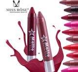 Miss Rose - 1 Pc Professional Matte Long Lasting Waterproof Lipstick - Smoked Rose 42