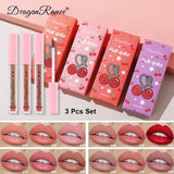 Dragon Ranee - 3Pcs Matte Lipsticks Set C