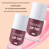 Miss Rose - Natural Moisturizer Sun Red Nude Stereos Liquid Blush Lip Tint 10Ml