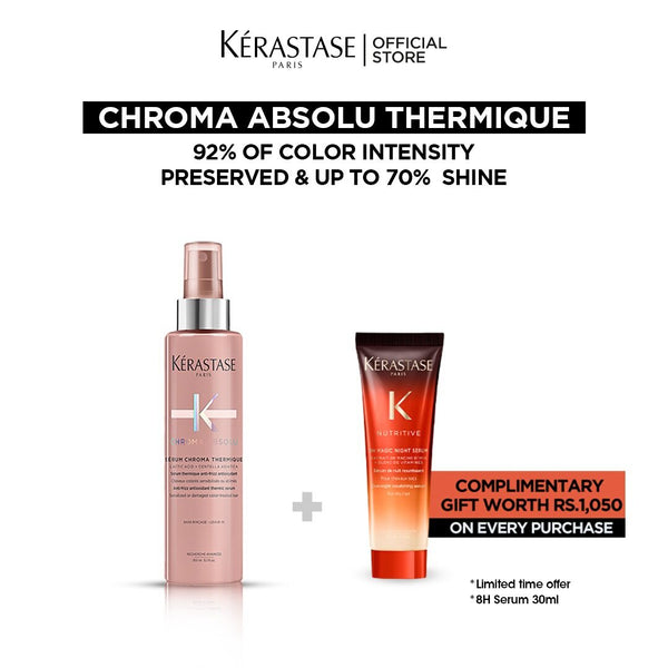 Kerastase - Chroma Absolu Color Protection Anti-Frizz Antioxidant Heat Protectant Serum - 150ml