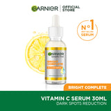 Garnier Bright Complete Vitamin C Booster Serum, 30 ML - Contains Niacinamide