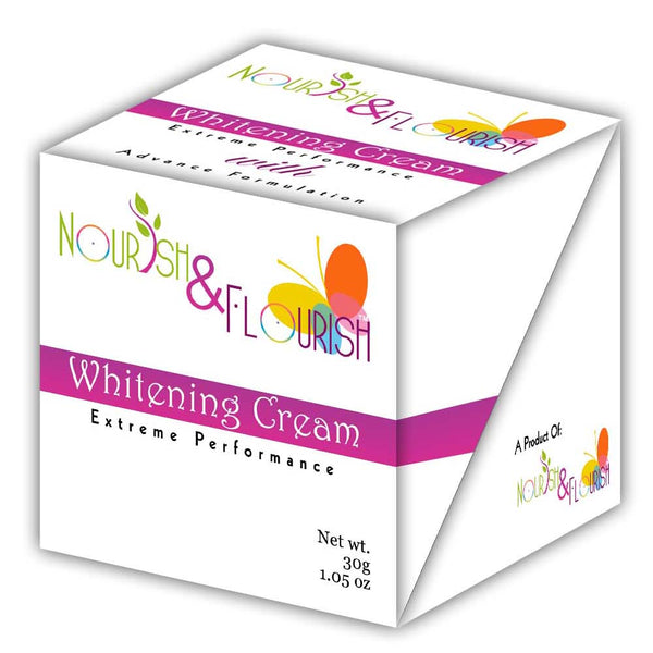 Nourish & Flourish -  Whitening Cream | Best Whitening Cream - Glowing Cream - Brightening Cream