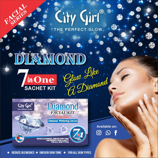 City Girl -  Diamond Facial Sachet Kit 80g