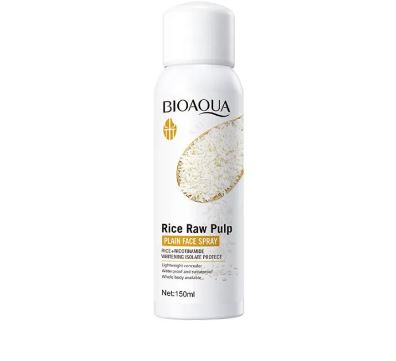 BIOAQUA - Rice Raw Pulp , Rice + Nicotinamide Whitening Isolate and Protect Plain Face Spray For Girls and For Women BQY11411