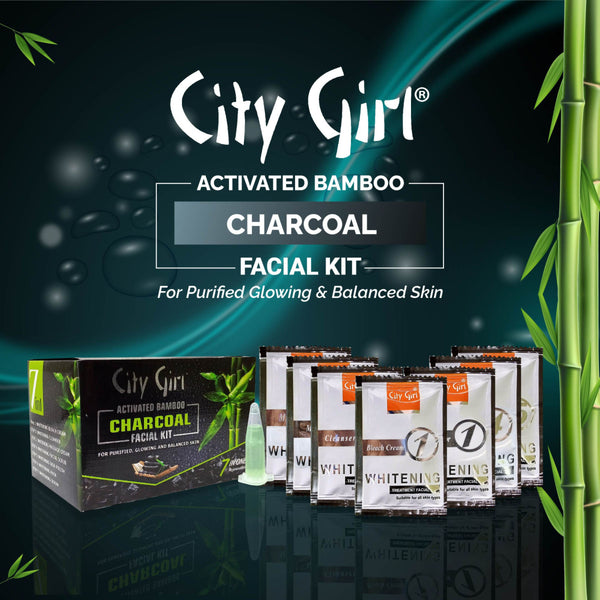 City Girl - Charcoal Facial Sachet Kit (100g)