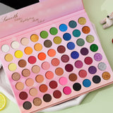 MUICIN - Flirty Velvet Matte & Glitter 63 Colors Eyeshadow Palette - Ultimate Glam Collection