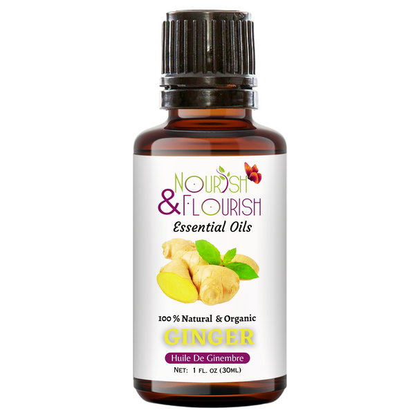 Nourish & Flourish - Ginger Essential Oil 1 FL Oz. 30 ml