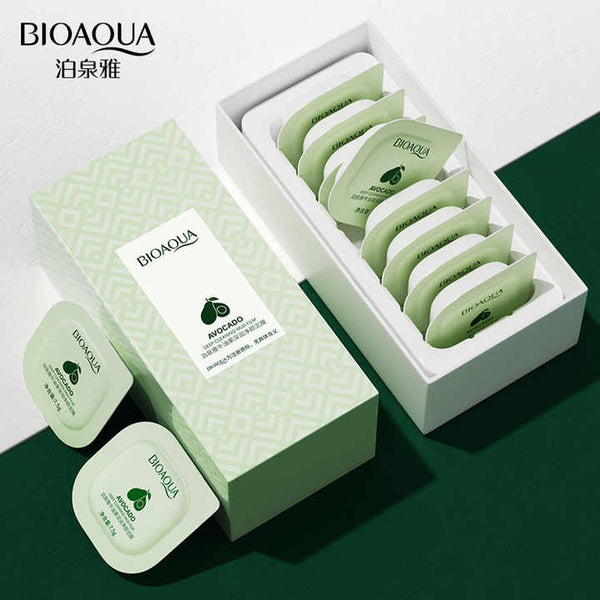 Bioaqua - 8pcs/box Mud Mask Clean Mung Bean Remove Blackhead - 7.5g x 8 - BQY88539