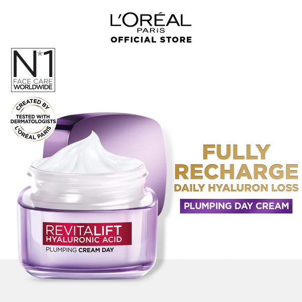 L'Oreal Paris -  Revitalift Hyaluronic Acid Plumping Cream Day - 50ml