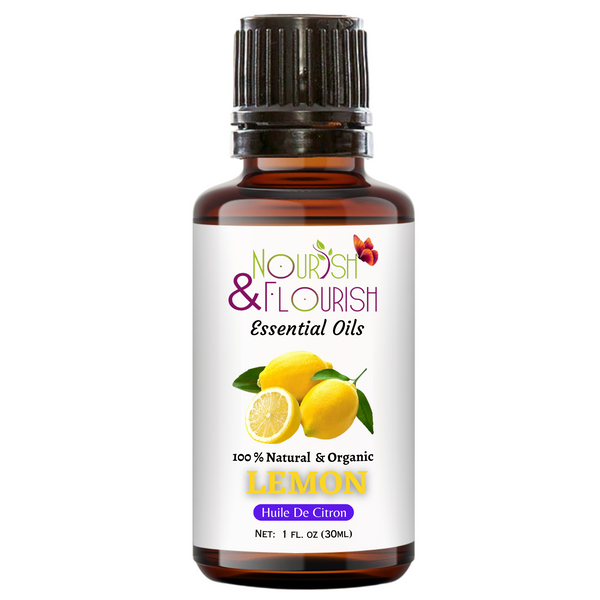 Nourish & Flourish - Lemon Essential Oil 1 FL oz. 30 ml