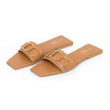 VYBE - Mustard Slides with Square chain
