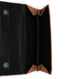 VYBE - Envelope Clutch Bag - Brown