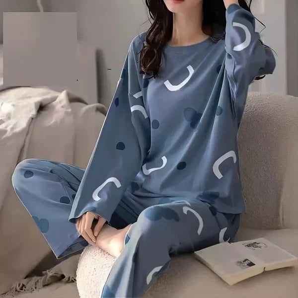 VYBE -  Pattern Printed PJ Suit