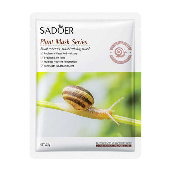 SADOER - Snail essence moisturizing facial mask