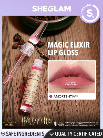 Shein - SHEGLAM Harry Potter™ Magic Elixir Lip Gloss-Amortentia™